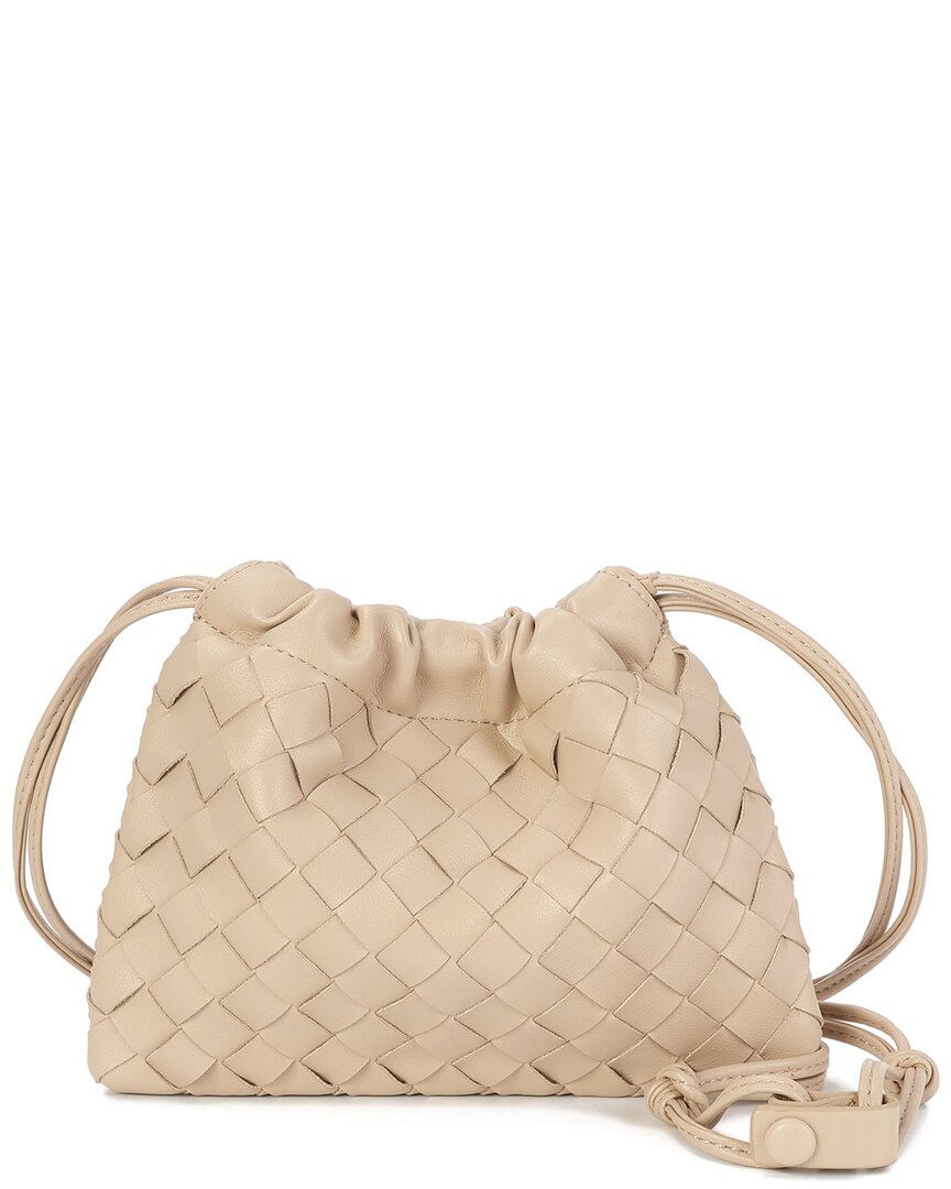 TIFFANY & FRED PARIS TIFFANY & FRED PARIS WOVEN LEATHER CROSSBODY