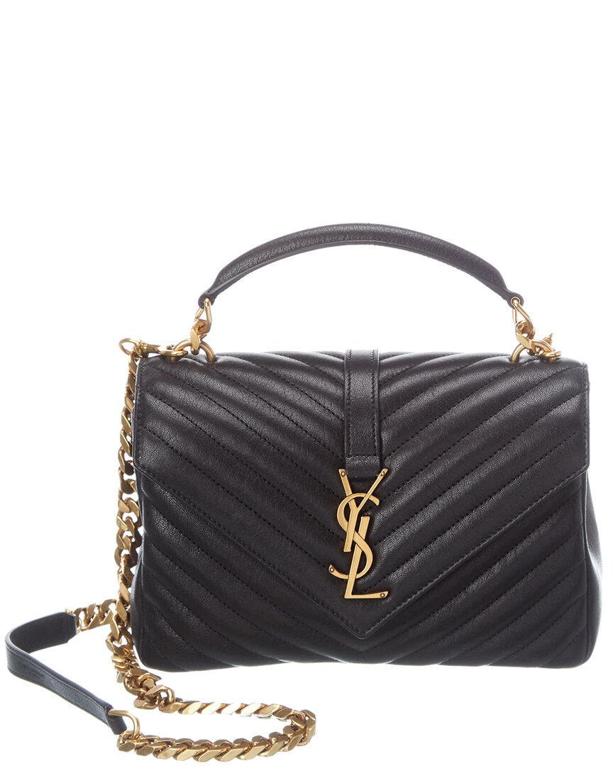 Saint Laurent College Medium Leather Shoulder Bag