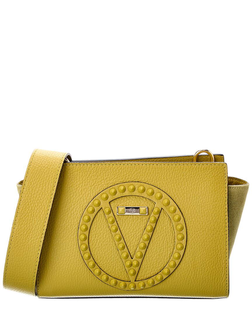Shop Valentino By Mario Valentino Kiki Rock Leather Shoulder Bag In Green