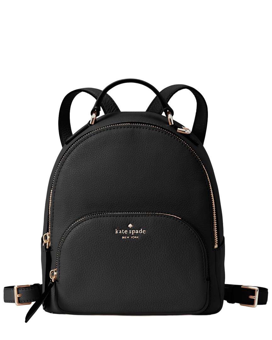Kate Spade New York Jackson Medium Leather Backpack In Black
