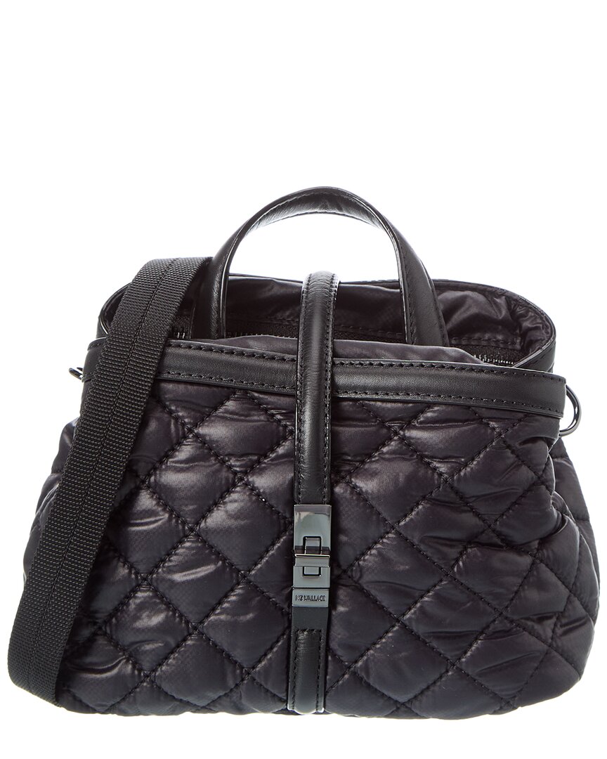 Mz Wallace Mini Astor Top Handle Shoulder Bag In Black
