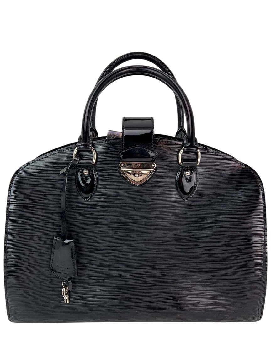 Pre-owned Louis Vuitton Black Epi Leather Electric Pont Neuf Gm (authentic Pre-loved)