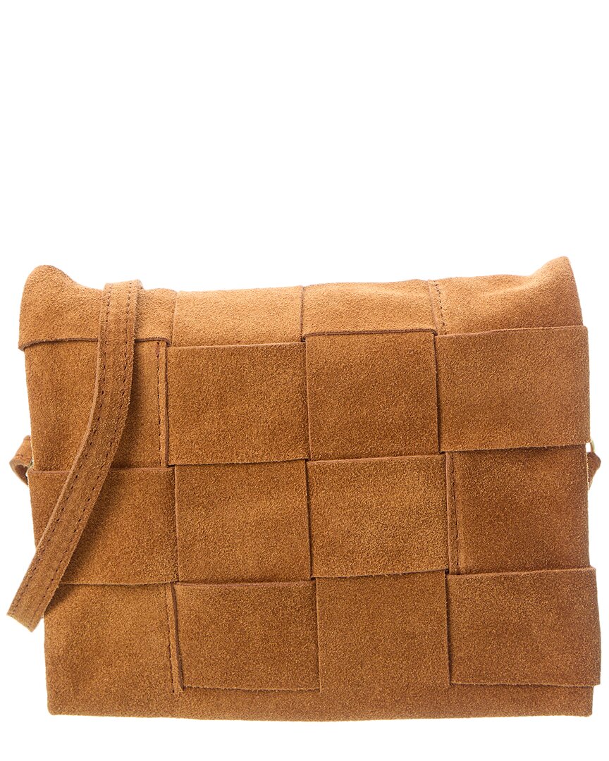 Shop Italian Leather Crossbody In Brown