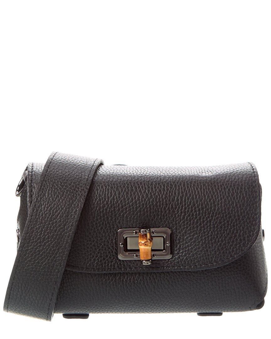 Shop Persaman New York Colette Leather Crossbody In Black
