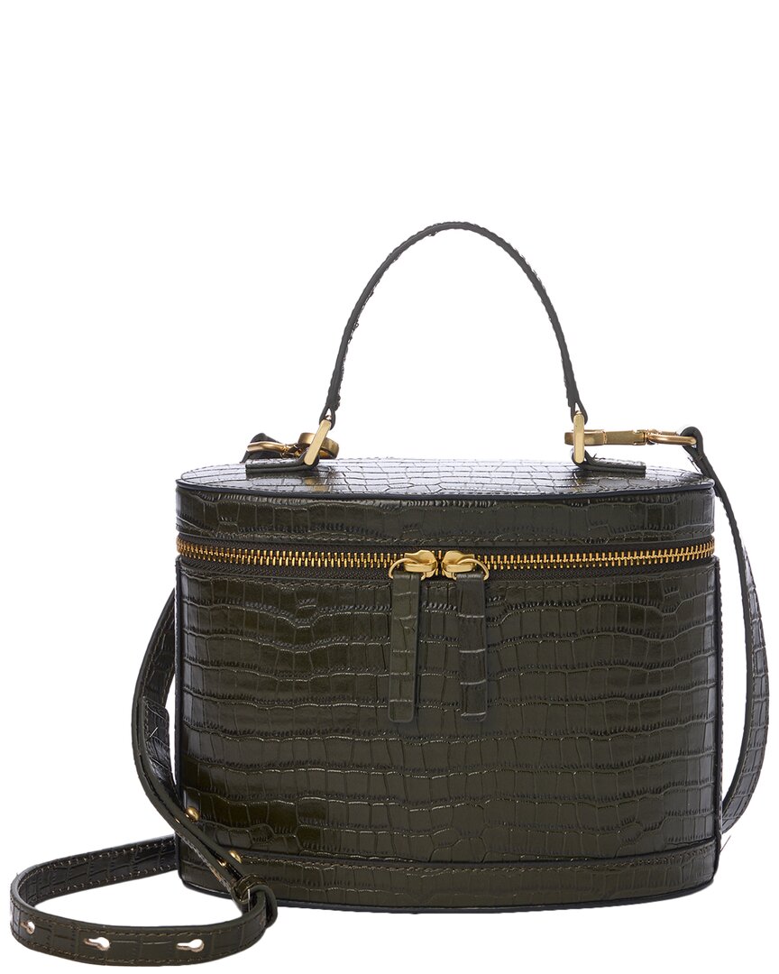 J.mclaughlin Lyla Leather Handbag In Green
