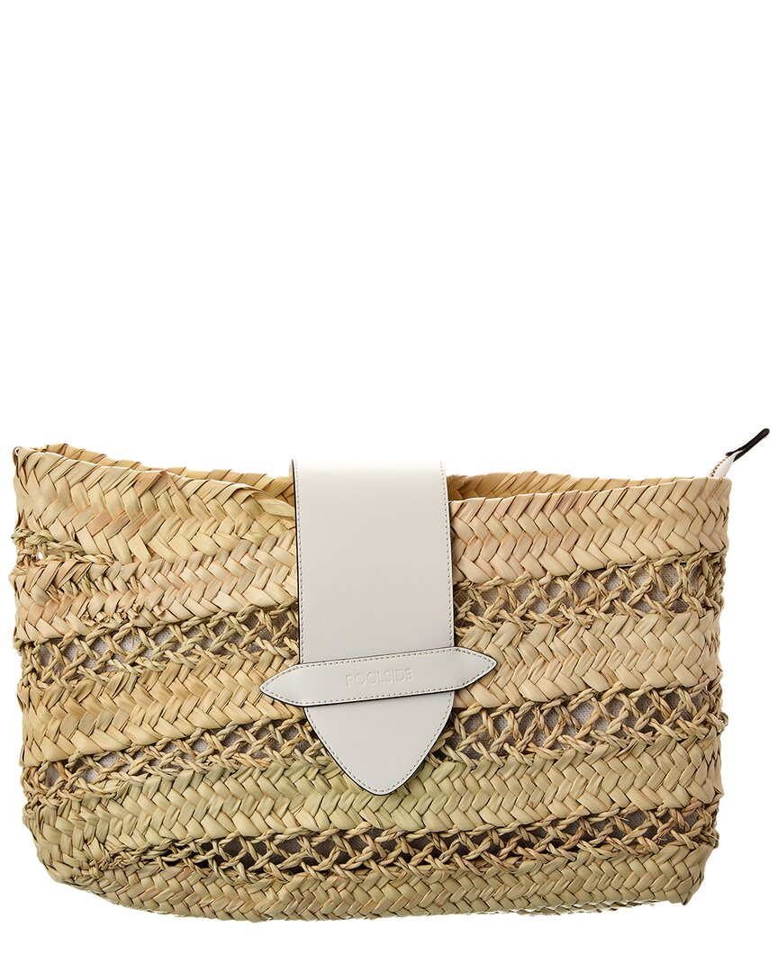 Shop Poolside The Cannes Straw Clutch