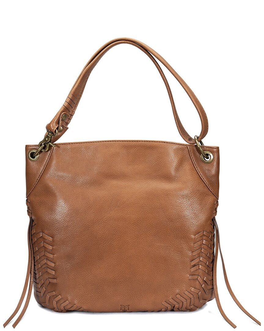 Frye Meadow Leather Hobo Bag In Brown