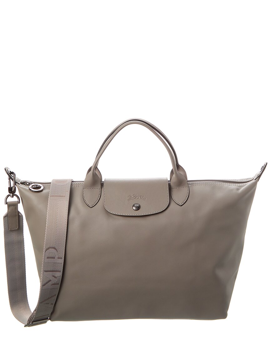 Longchamp Le Pliage Xtra Leather Bag In Brown