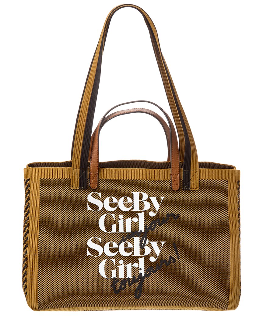 See By Chloé See By Chloe See By Girl Un Jour Canvas Tote