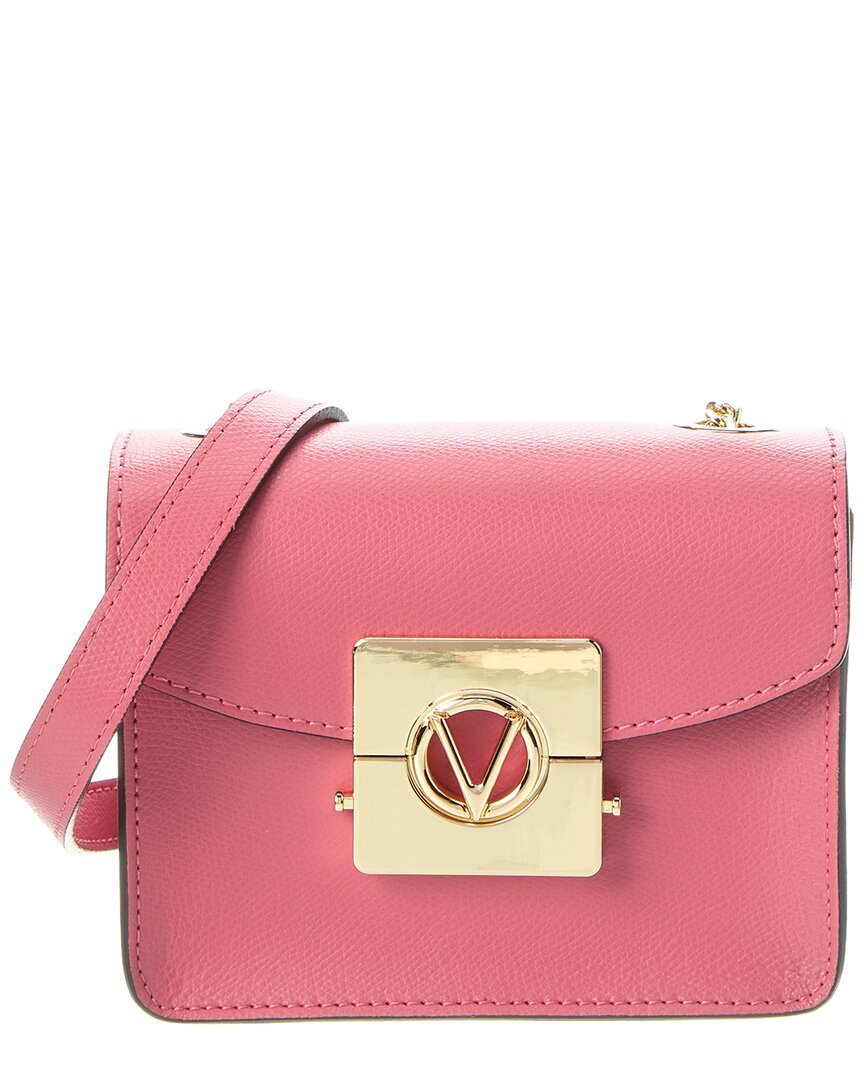 Shop Valentino By Mario Valentino Bijou Leather Crossbody In Pink