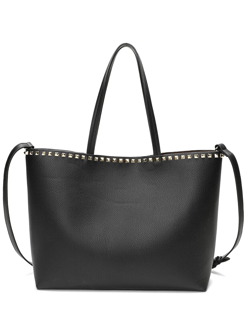 TIFFANY & FRED PARIS TIFFANY & FRED PARIS FULL-GRAIN LEATHER TOTE 