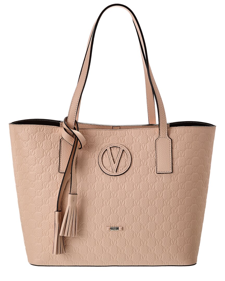 Valentino By Mario Valentino Soho Medallion Leather Tote In Pink