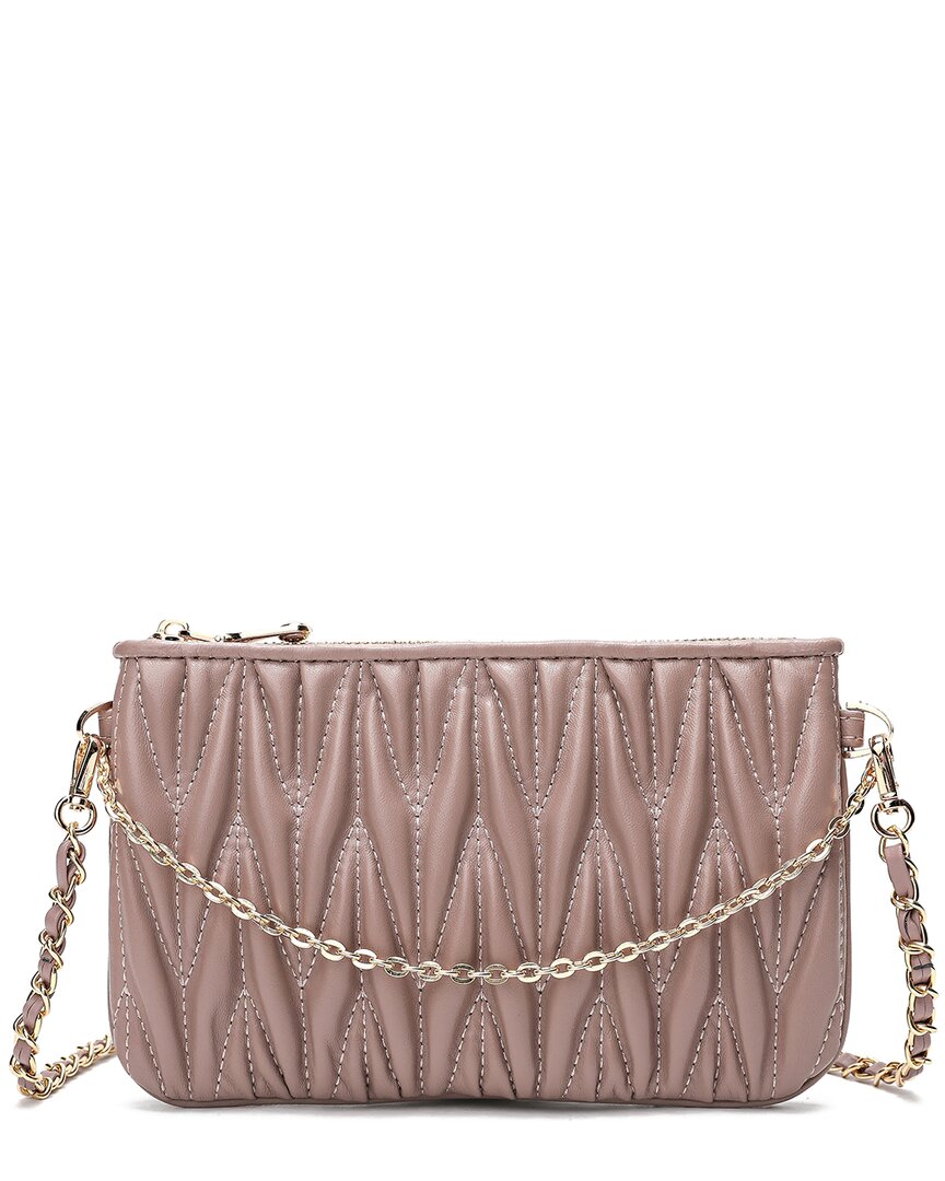 TIFFANY & FRED TIFFANY & FRED PARIS MIMI LEATHER CLUTCH