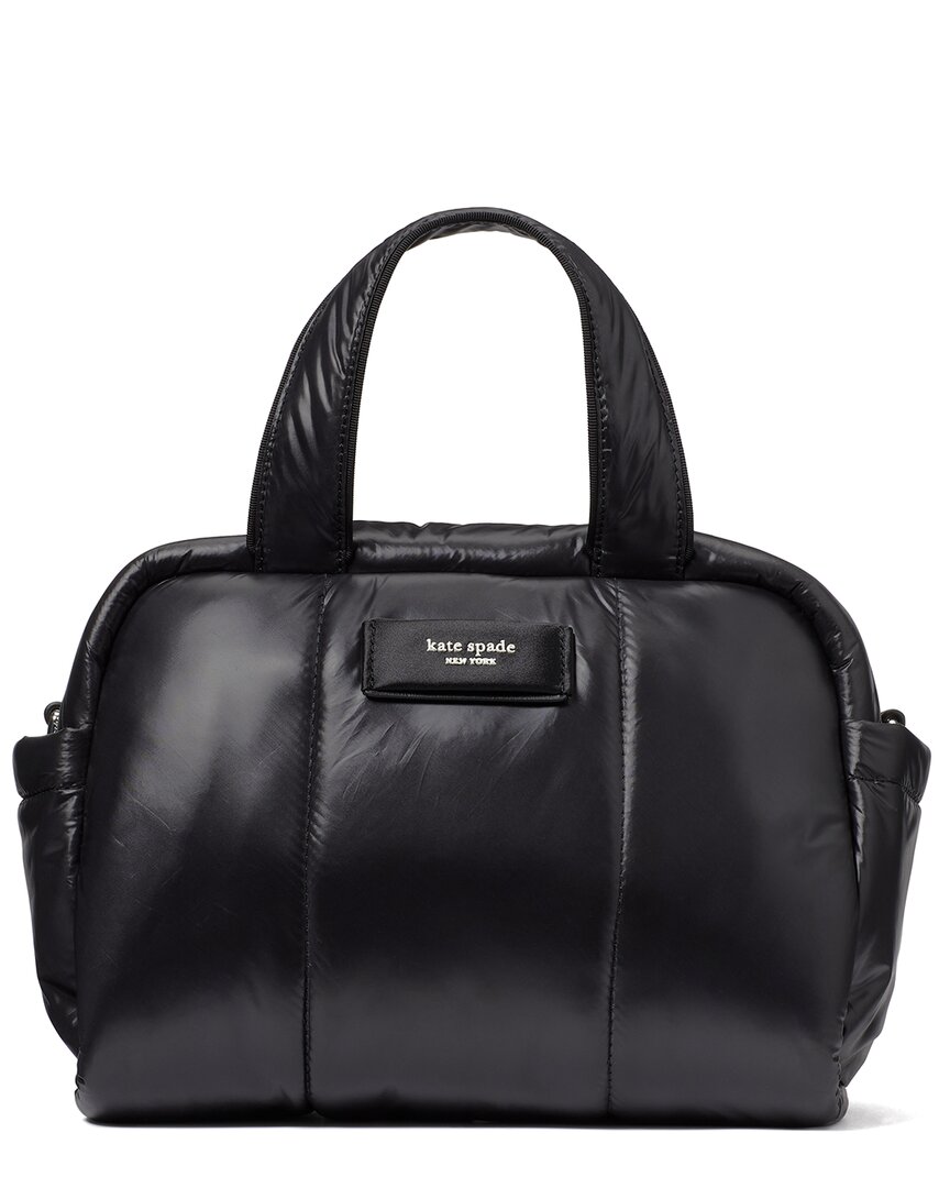 Kate Spade New York Puffed Puffy Satchel In Black