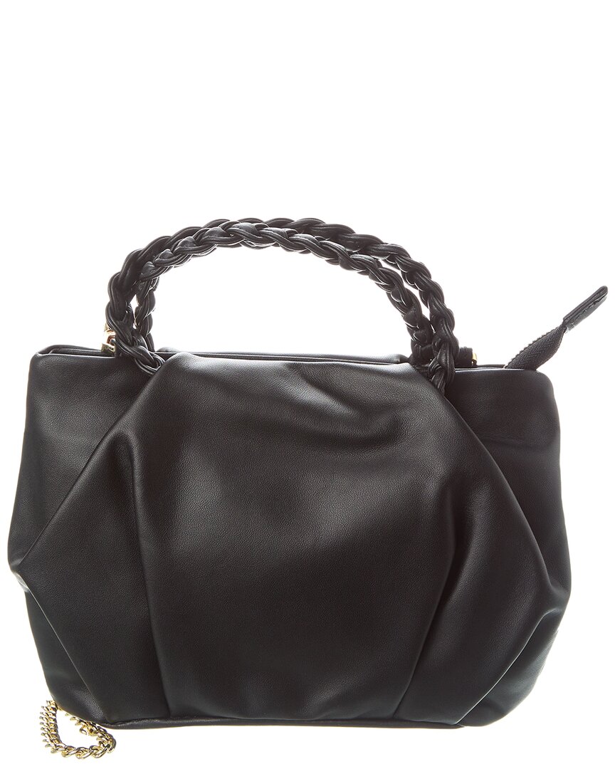 Persaman New York #1003 Leather Shoulder Bag In Black