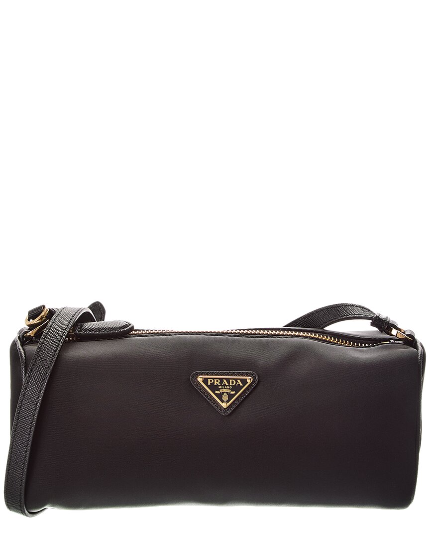 Prada Re-nylon Pouch In Black