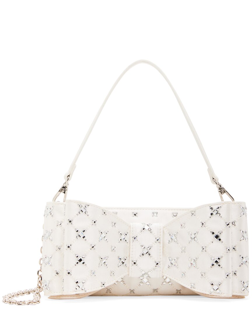 Betsey Johnson Tie The Knot Bag In White