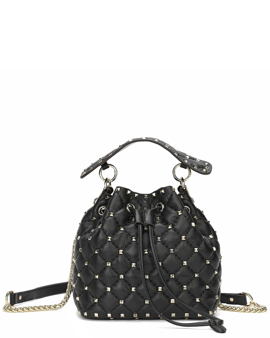 Tiffany & Fred Paris Valente Studded Sheepskin Leather Crossbody