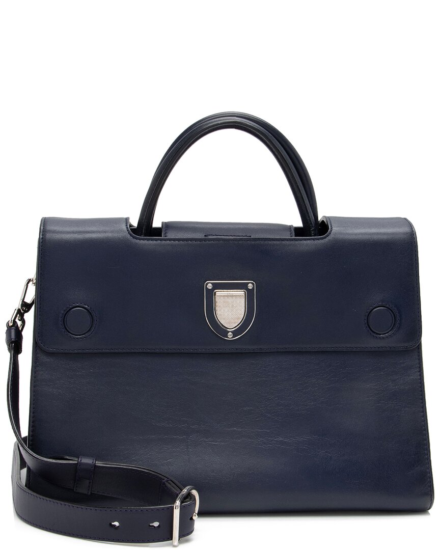 Dior Blue Leather Ever Medium Tote (authentic )