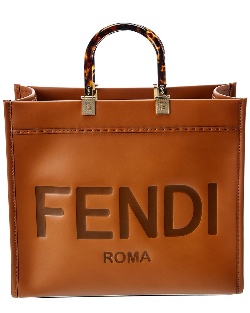 Fendi Sunshine Medium Leather Tote Bag