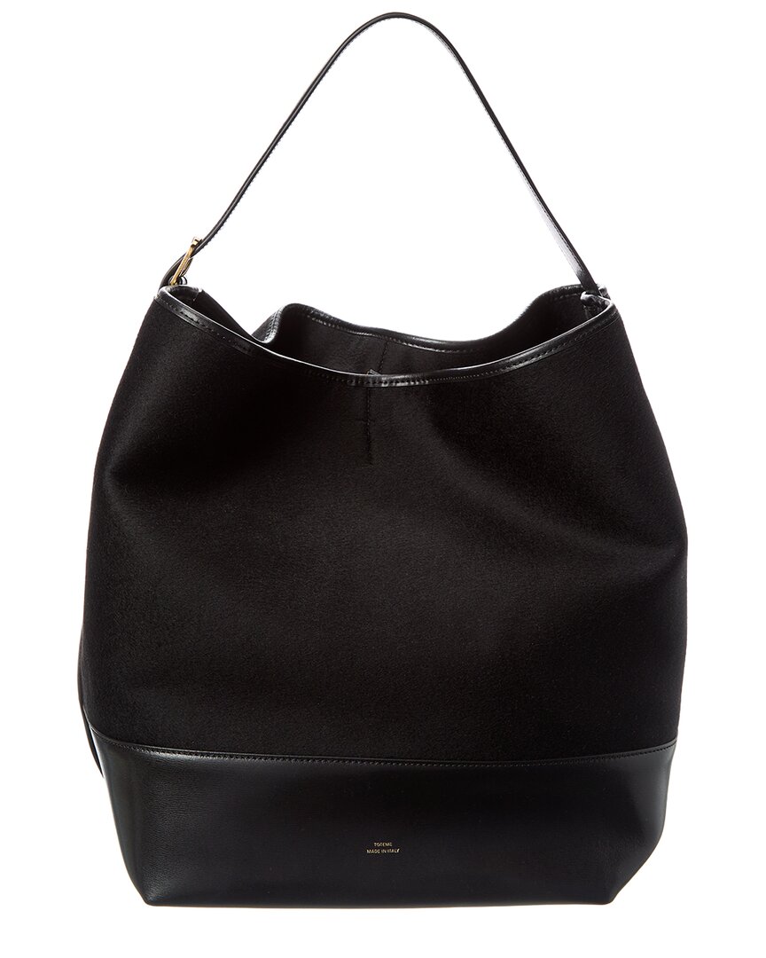 Totême Toteme Wool & Leather Tote