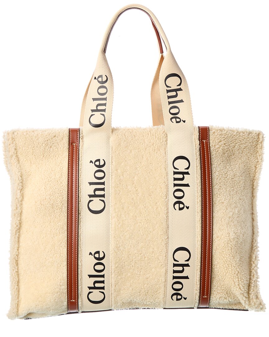 Chloé Woody Large Basket Tote Bag