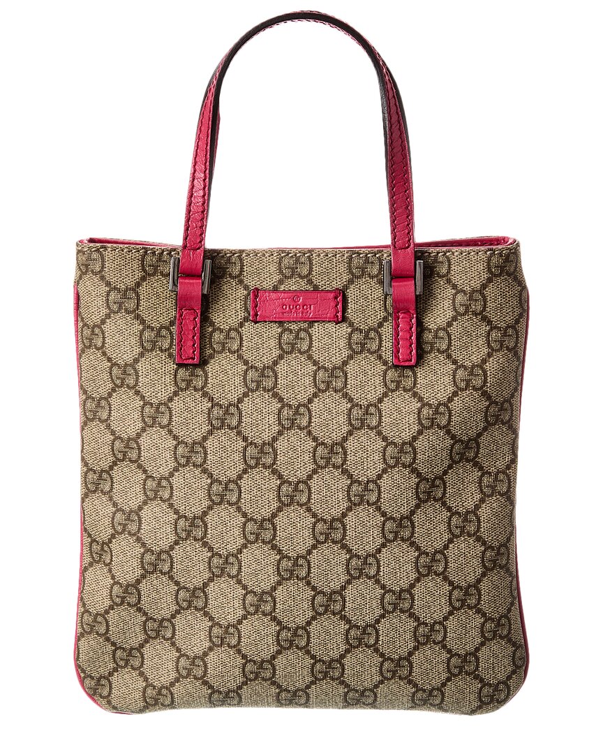 Gucci Beige Leather Tote (authentic )