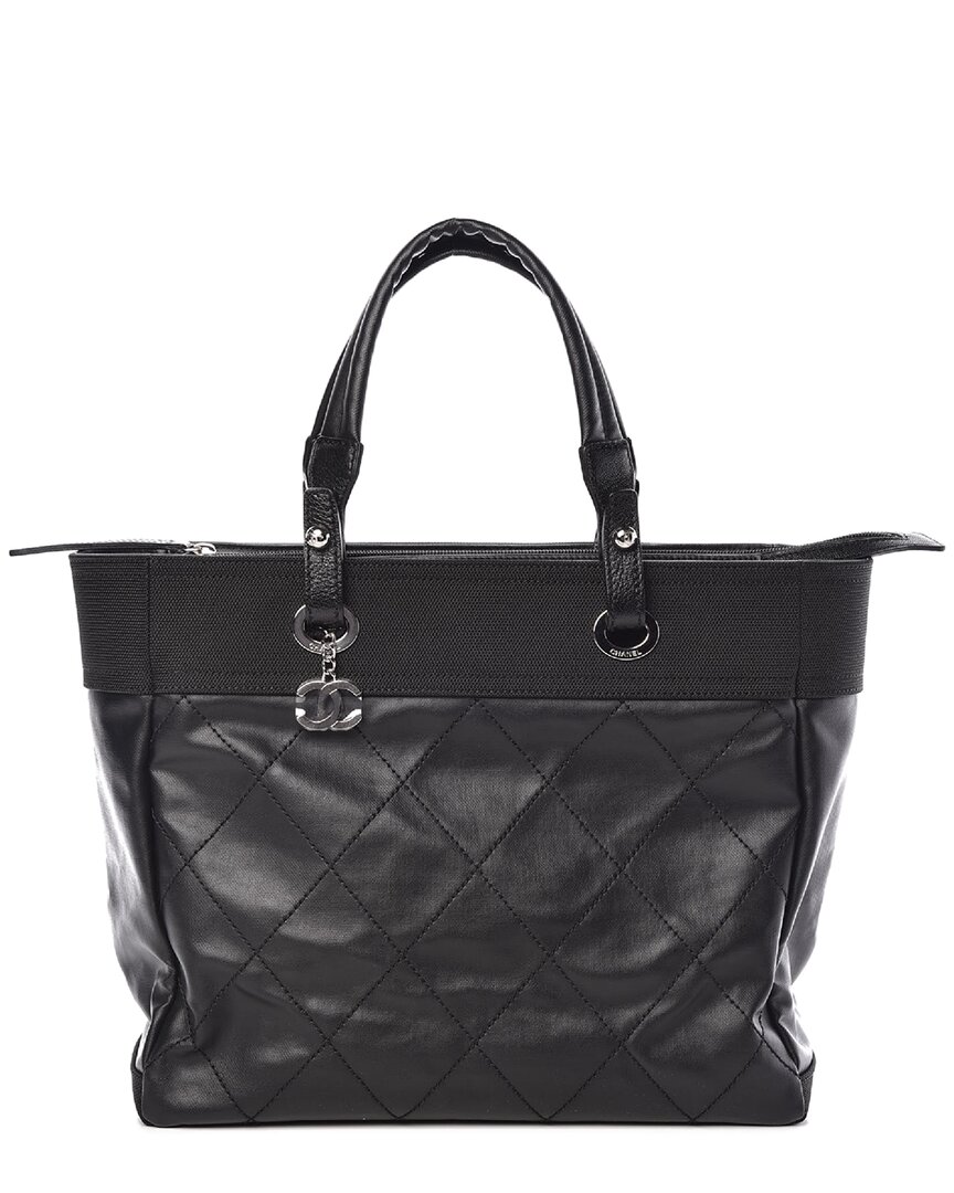 Pre-owned Chanel Paris Biarritz Gm Canvas Tote