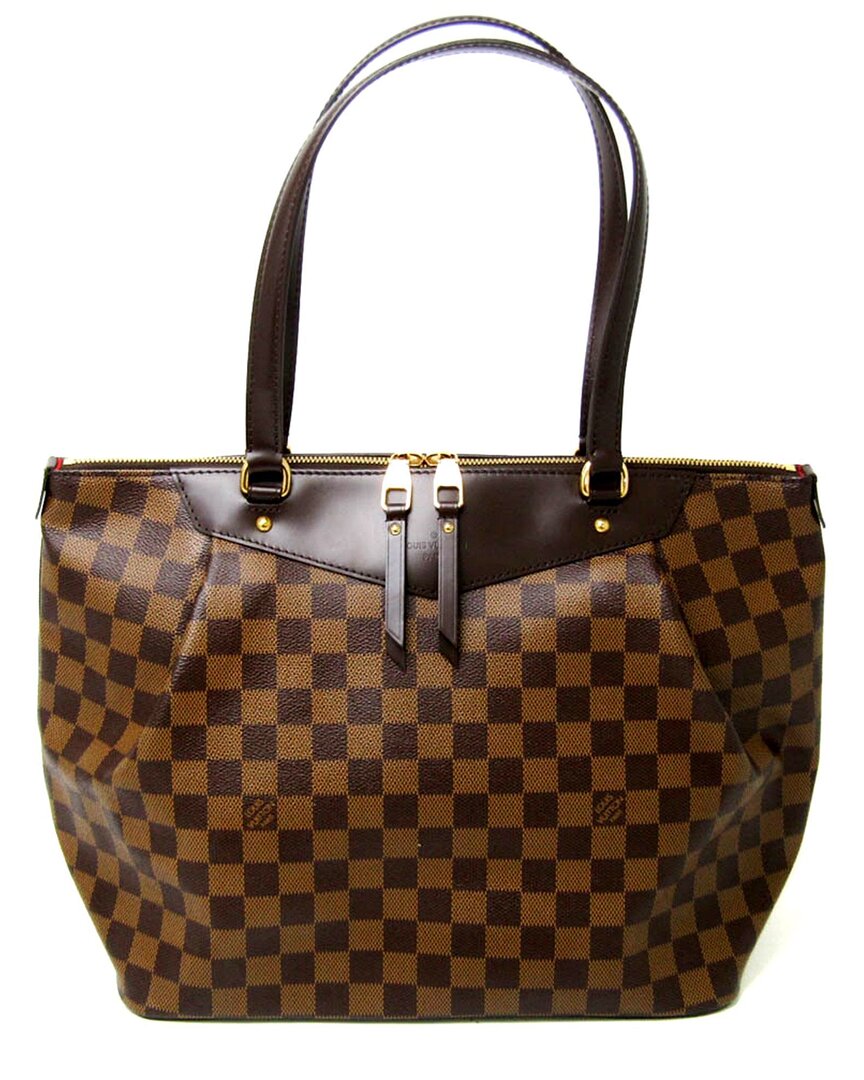 Pre-owned Louis Vuitton Ebene Damier Canvas Tote (authentic )