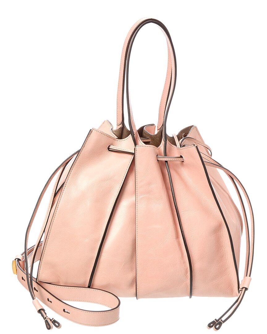 Tod's Logo Leather Tote