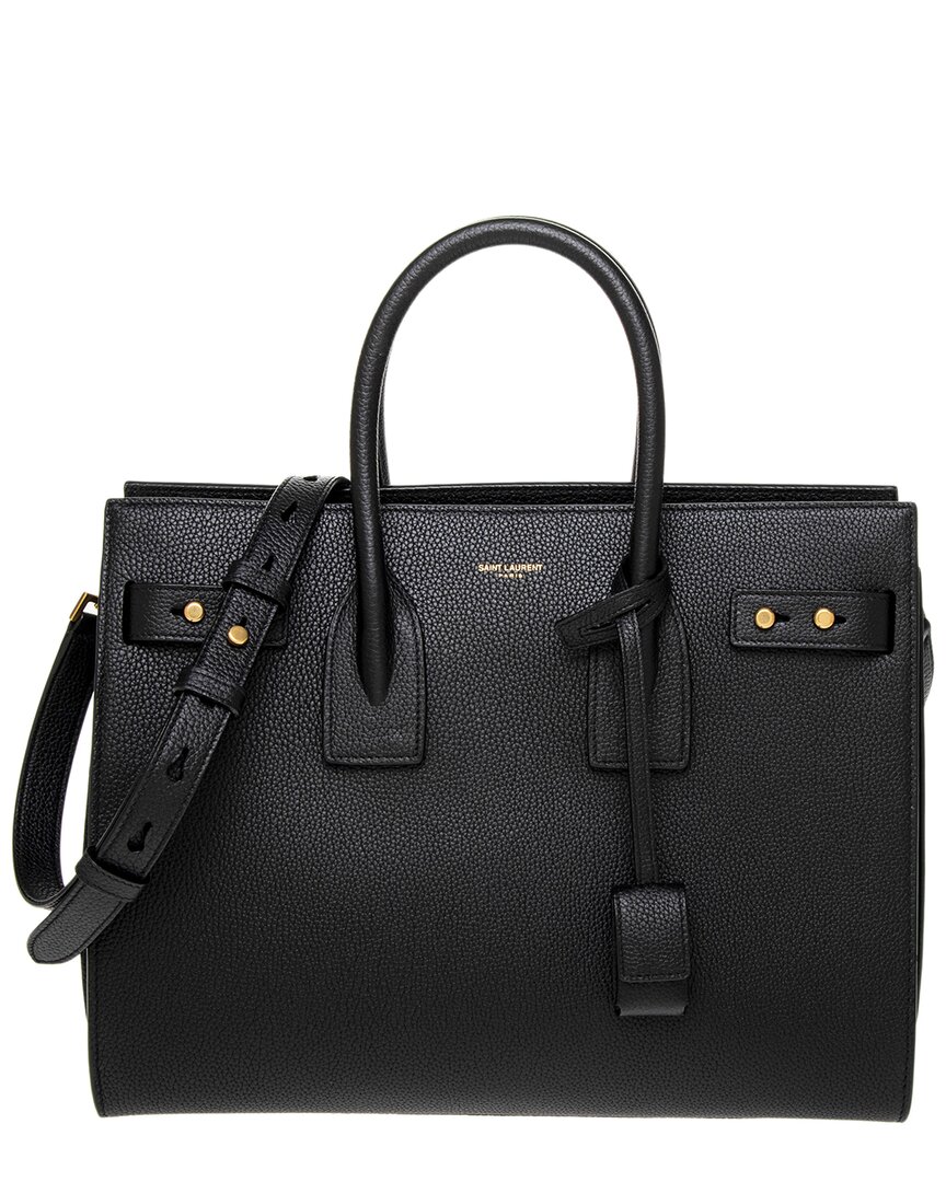 Saint Laurent Sac De Jour Leather Tote