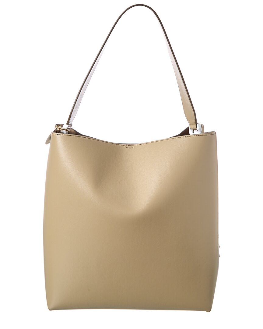 Stella Mccartney Frayme Shoulder Tote Bag In Grey