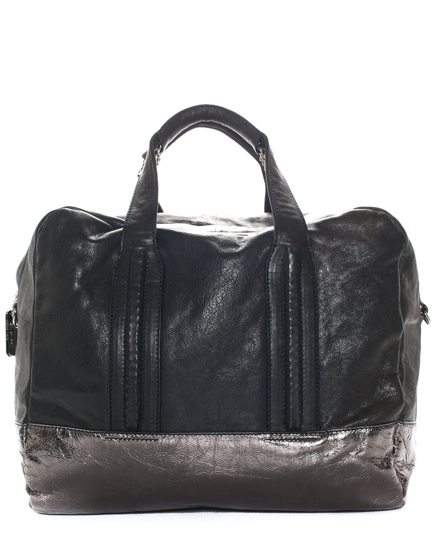 Givenchy Black Leather Carry-on Duffle Bag (authentic )