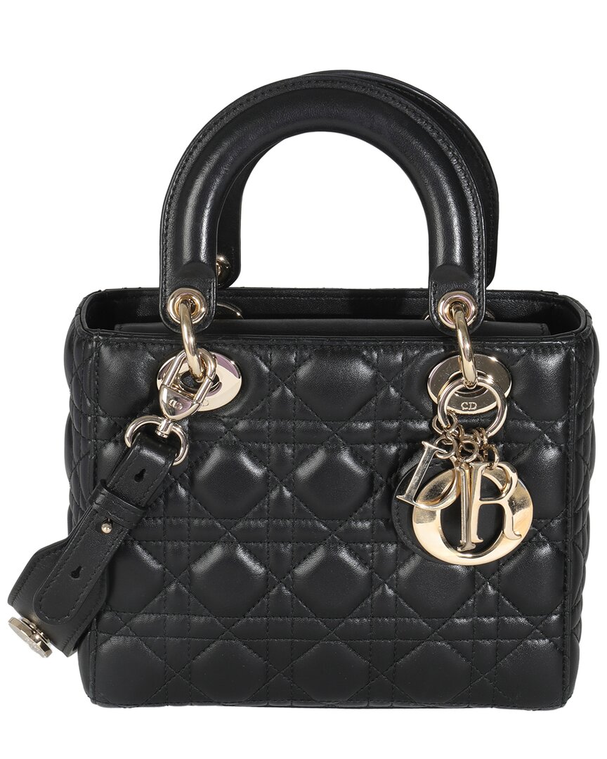 Dior Black Leather Small Myabc Bag (authentic Pre-loved)