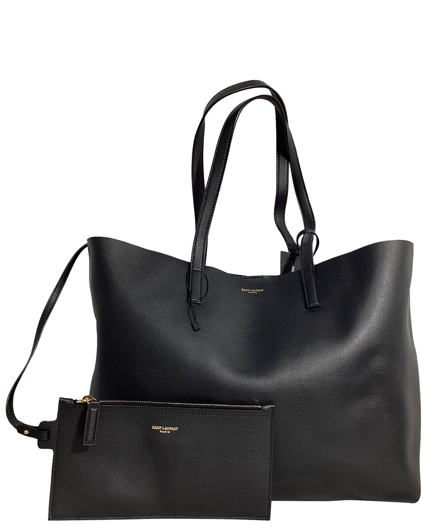 Saint Laurent Large Leather Tote