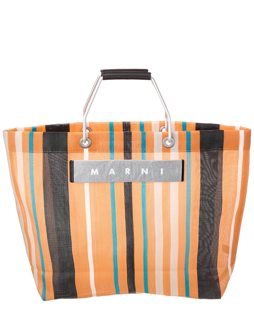 Marni Logo Mini Nylon Tote