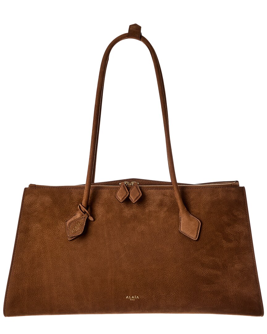 Alaïa Alaia Le Teckel Leather Tote In Brown