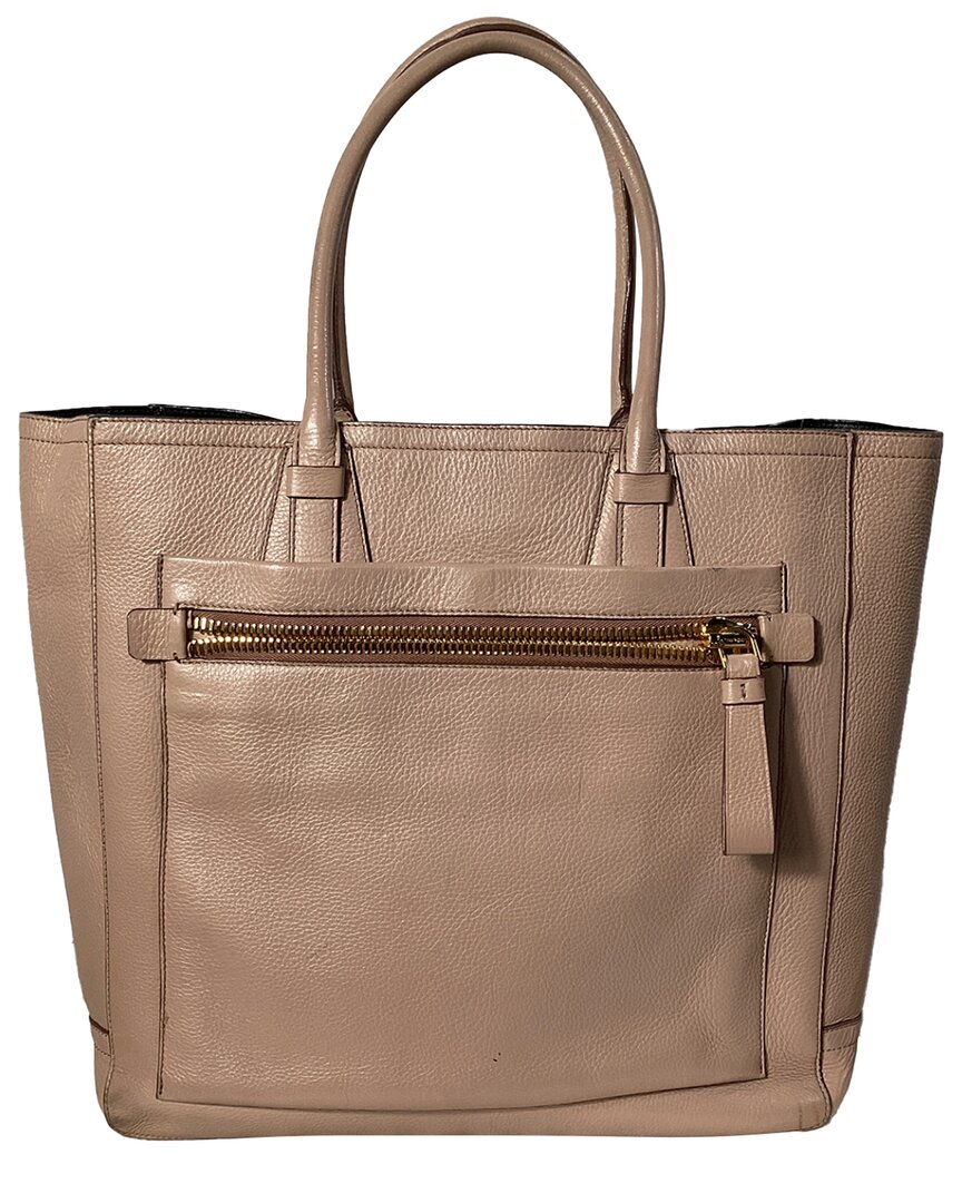 Tom Ford Nude Leather Tote (authentic Pre-loved)