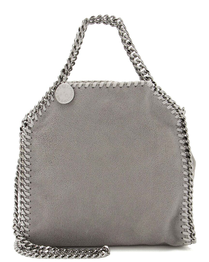 Stella Mccartney Grey Shaggy Deer Falabella Tiny Tote (authentic Pre-loved)