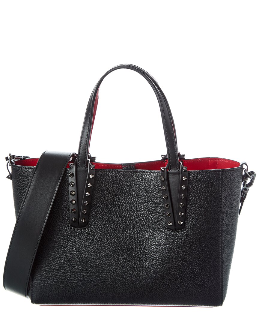 Christian Louboutin Cabata Leather Tote In Black