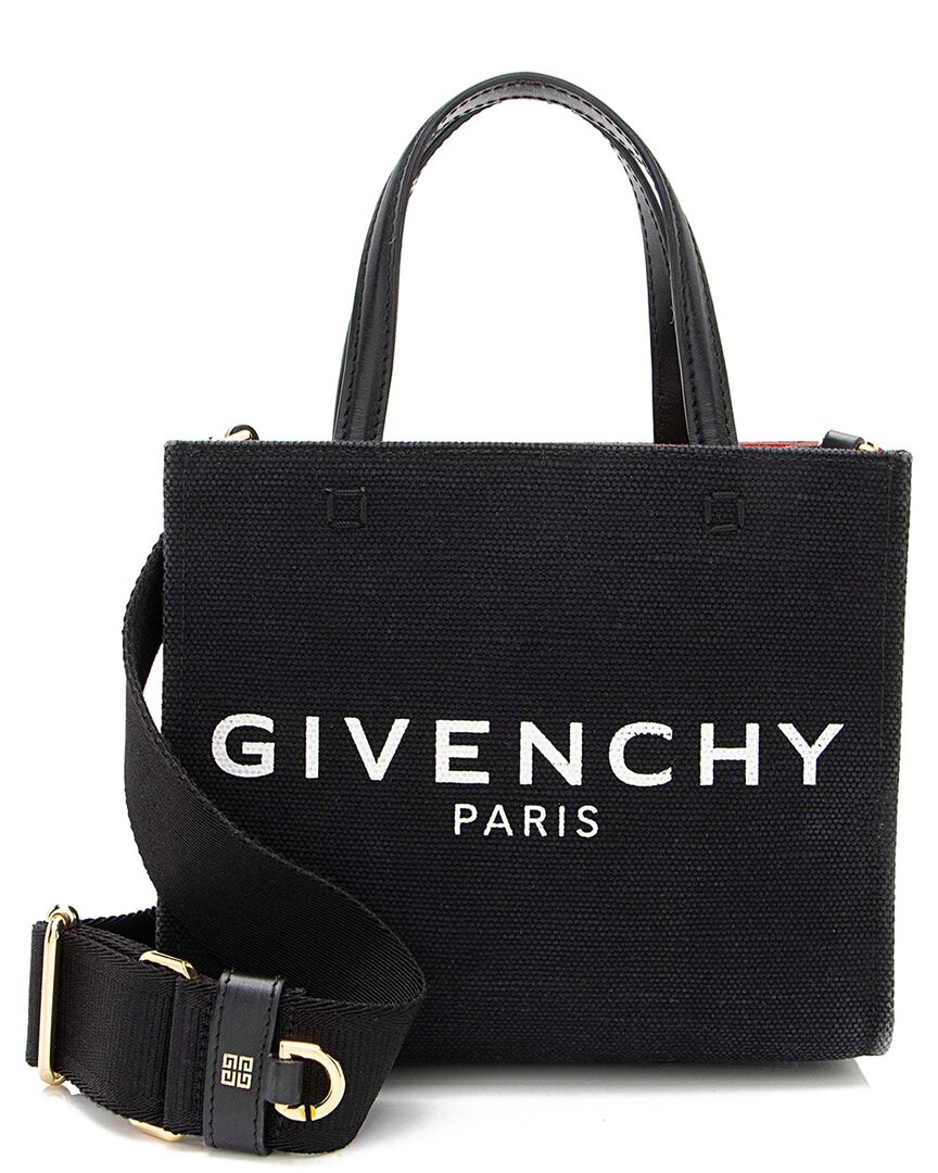 Givenchy Black Canvas Mini G Shopper Tote (authentic Pre-loved)