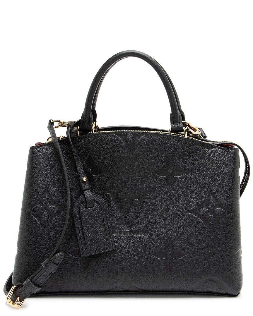 Pre-owned Louis Vuitton Black Giant Monogram Empreinte Petit Palais (authentic Pre-  Loved)