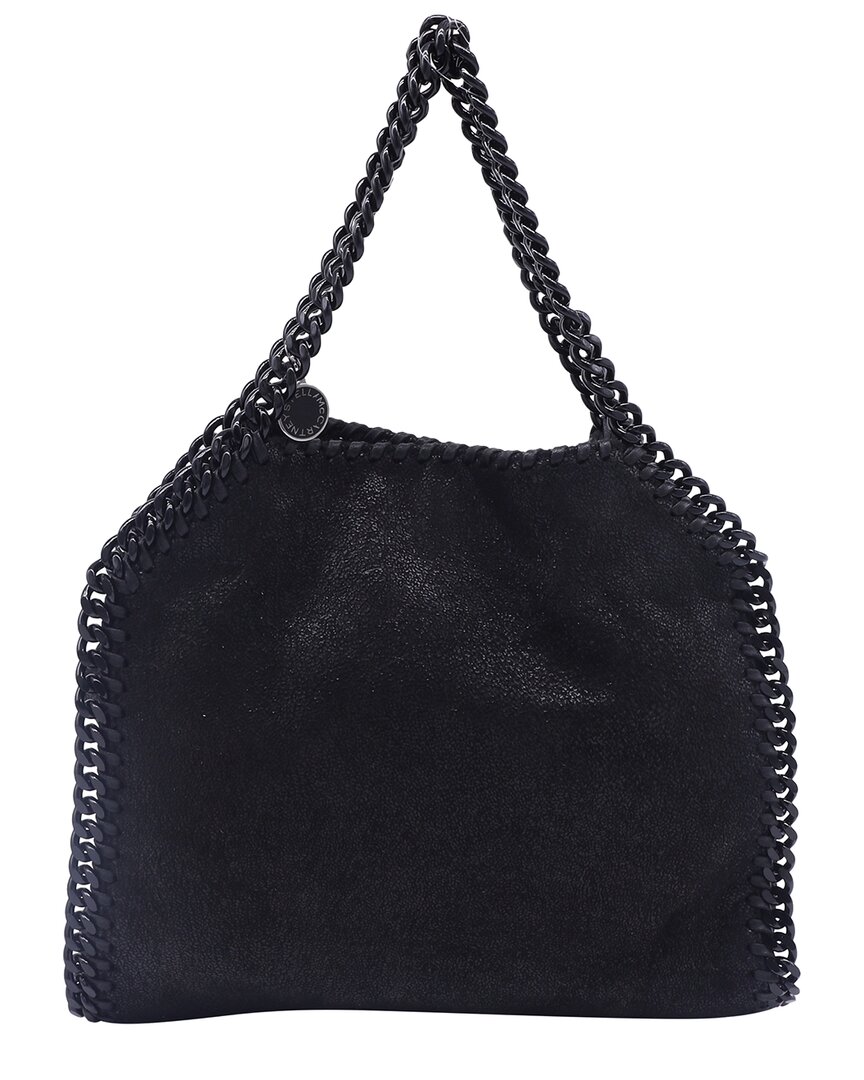 Stella Mccartney Black Polyester Mini Falabella Tote (authentic Pre-loved) In Black