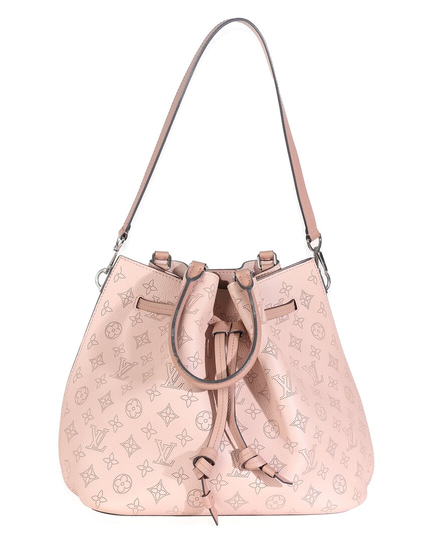 Pre-owned Louis Vuitton Pink Monogram Mahina Leather Girolata (authentic Pre-loved)