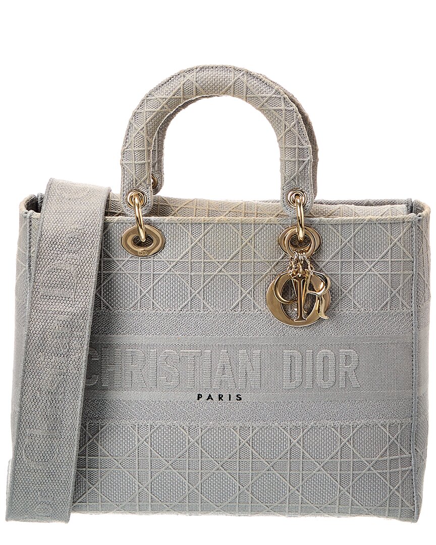 Dior Lady D-lite Canvas Tote