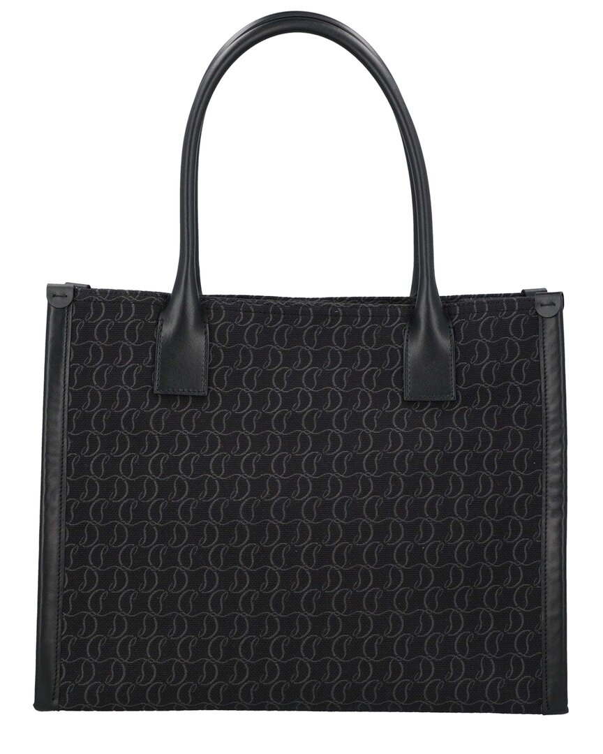 Christian Louboutin Black Leather Tote , Never Carried (authentic Pre-loved)