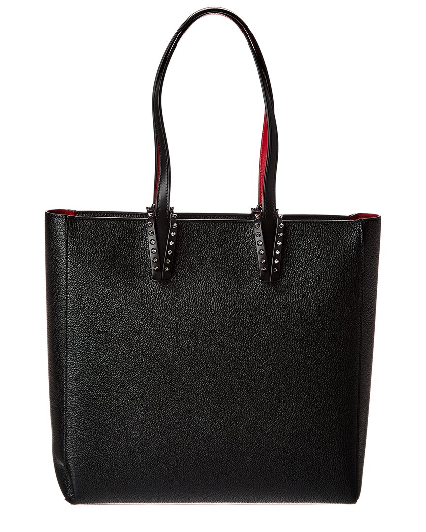 Christian Louboutin Cabata Leather Tote In Black