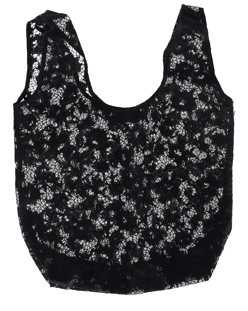 Balenciaga Black Polyester Lace Sando Tote (authentic Pre-loved)