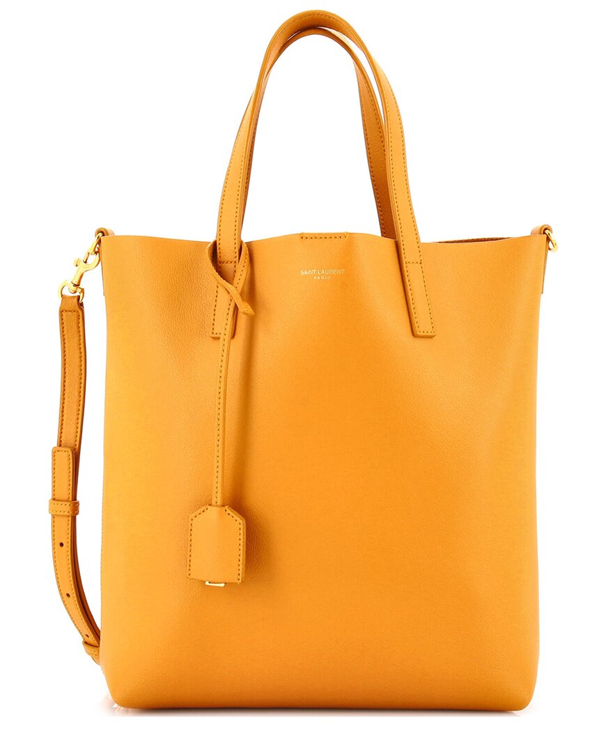 Saint Laurent Shopper Tote Leather Toy (authentic Pre-loved)