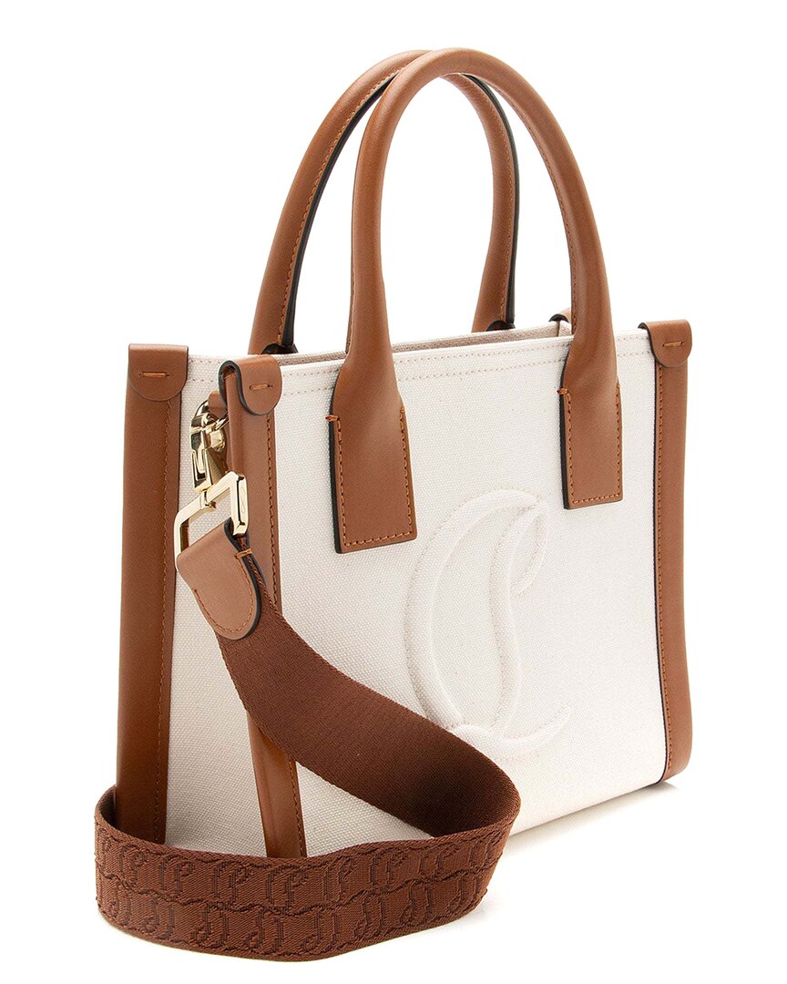 Christian Louboutin Canvas By My Side Tote (Authentic Pre-Loved)